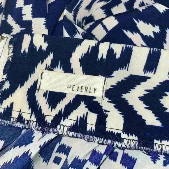 EUC Everly Original Design Boho Skater Short Skirt Size Medium - Picture 5 of 5